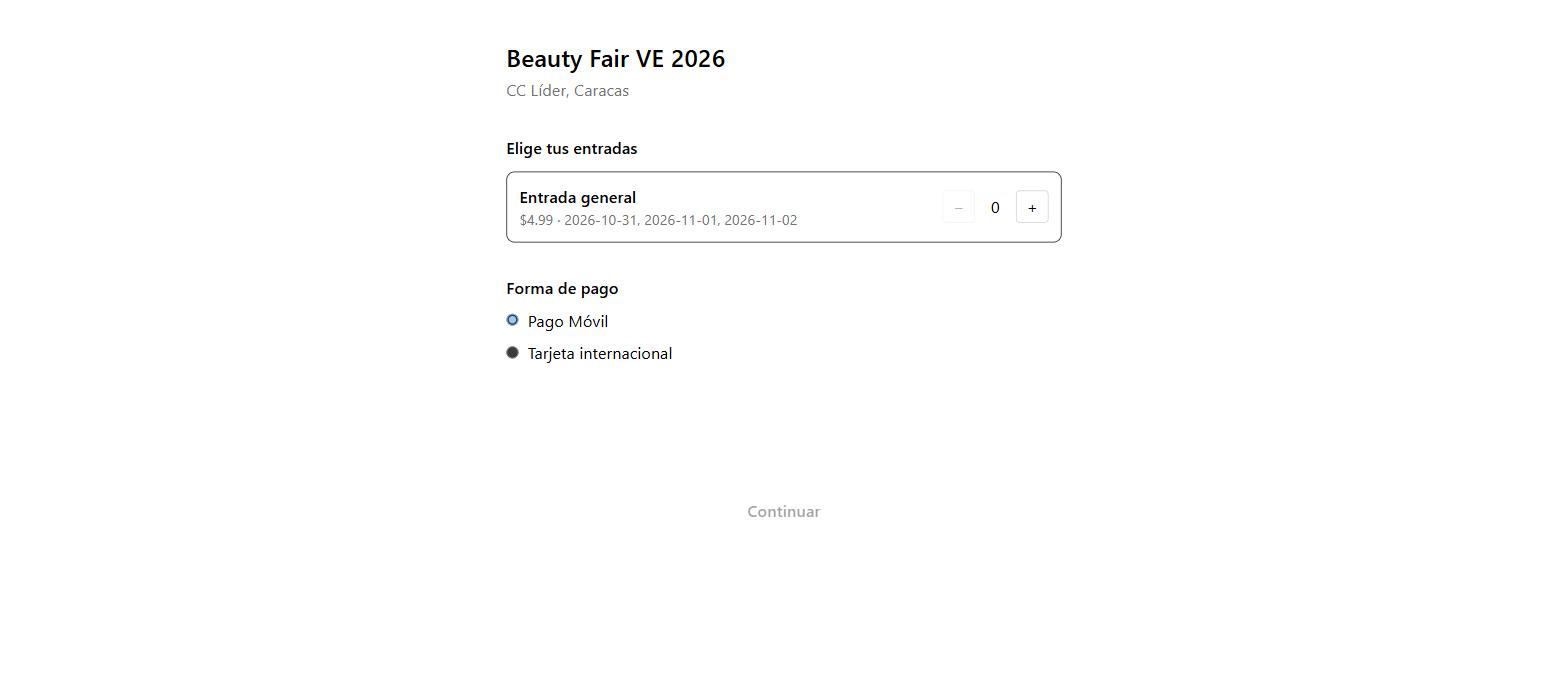 TPM Tickets screenshot